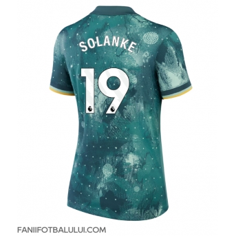 Tottenham Hotspur Dominic Solanke #19 Tricou Fotbal Replică 2024-25 Femei Treilea